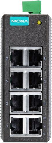 EDS-208 Switch - Entry-Level unmanaged Ethernet Switch , 8 10/100BaseT(X) Ports, Plastic housing, -10 to 60°C (Moxa) in Saudi Arabia