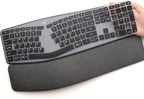 غطاء لوحة مفاتيح السيليكون للوحة مفاتيح Logitech Ergo K860 اللاسلكية ، k860 splis in Saudi Arabia