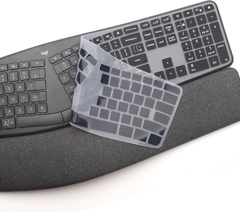 غطاء لوحة مفاتيح السيليكون للوحة مفاتيح Logitech Ergo K860 اللاسلكية ، k860 splis in Saudi Arabia