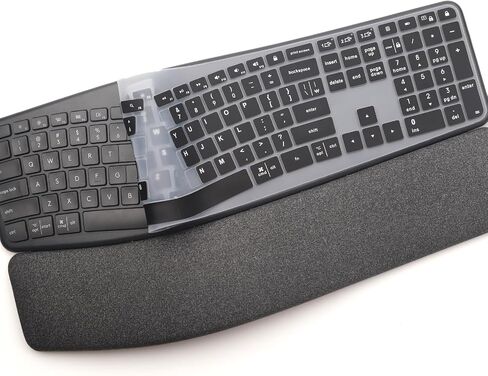 غطاء لوحة مفاتيح السيليكون للوحة مفاتيح Logitech Ergo K860 اللاسلكية ، k860 splis in Saudi Arabia