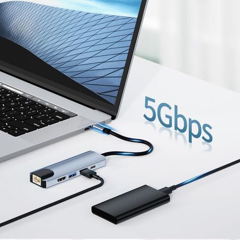 5-in-1 3.0Hub Hub توسيع Dock in Saudi Arabia