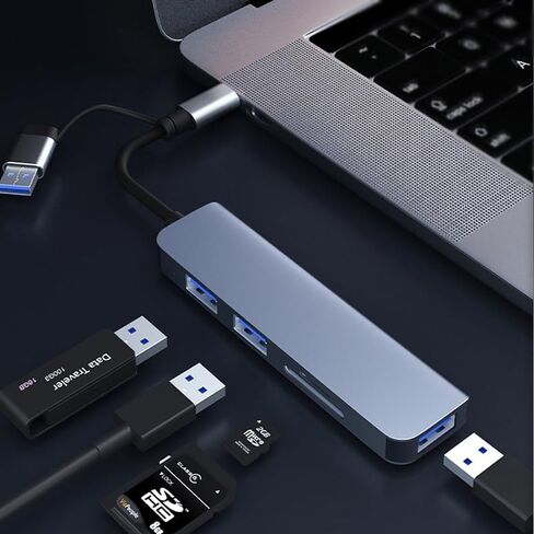 5-in-1 Docking Station 3.0 hub TF/SDtype-c hub in Saudi Arabia