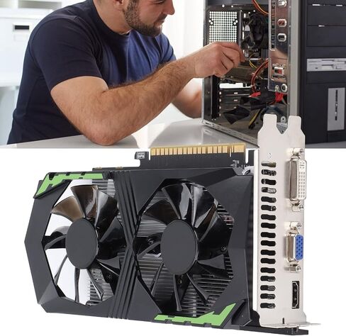 بطاقة رسومات 1050 4 جيجابايت ، بطاقة رسومات 128bit DDR5 1250MHz ، بطاقة فيديو PCI Express 2.0 PC لجهاز كمبيوتر سطح مكتب المروحة in Saudi Arabia