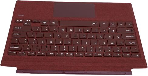 Yunseity Wireless Keyboard, 7 Color Backlit Type Cover with Multi Gesture Touchpad Fit for Surfaces Pro 3, 4, 5, 6, 7, 7+ Portable Tablet (Black) in Saudi Arabia