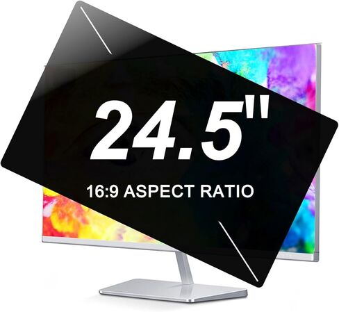 2 عبوة 24.5 بوصة شاشة خصوصية الكمبيوتر درع-العرض: 21.37 بوصة (543 ملم) x Heigth: 11.88 بوصة (302 مم)-درع مضاد للخلفي ، ضوء مضاد للخلايا ومضاد للخلايا ، 16: 9 مراقبة شاشة عريضة in Kuwait