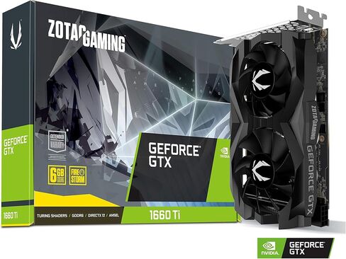 ZOTAC Graphics Card - GF GTX 1660 Ti - 6 GB GDDR6 - PCIe 3.0 x16 - HDMI, 3 x DisplayPort (Renewed) in Saudi Arabia