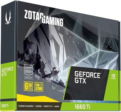 ZOTAC Graphics Card - GF GTX 1660 Ti - 6 GB GDDR6 - PCIe 3.0 x16 - HDMI, 3 x DisplayPort (Renewed) in Saudi Arabia
