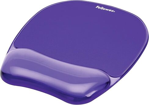 FEL91441 - Fellowes Gel Crystals Mousepad/Wrist Rest - Purple in Saudi Arabia