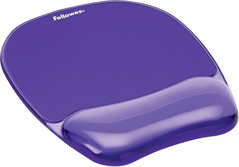 FEL91441 - Fellowes Gel Crystals Mousepad/Wrist Rest - Purple in Saudi Arabia