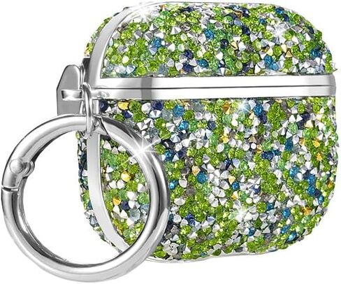 متوافق مع Apple Airpods 4 Case 2024 Glitter Cute Factions for AirPods iPod 4th Generation Bling Cover Cover Cover Cover for Women & Girls (Colorful) in Kuwait