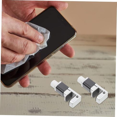 STOBOK 2pcs Screen Fixing Clip Set for Tablets and Phones Adjustable Metal Clamps for Secure Screen Repair Compatible Laptops and LCDs for DIY Enthusiasts in Saudi Arabia
