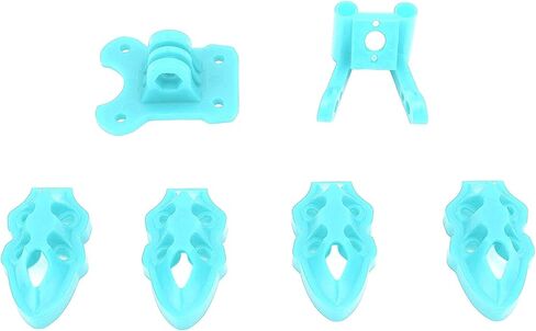 RiToEasysports RC Drone Motor Antenna Base, FPV Racing Drone Motor Camera Antenna Mounting Base Kit for 5‑10in Quadcopter 3D Printed (Black) in Saudi Arabia