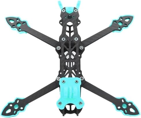 RiToEasysports RC Drone Motor Antenna Base, FPV Racing Drone Motor Camera Antenna Mounting Base Kit for 5‑10in Quadcopter 3D Printed (Black) in Saudi Arabia