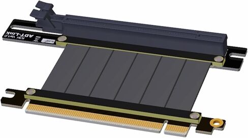 PCIE 3.0 x16 بطاقة الرسومات كابل امتداد قوس العروض العمودية لمحول بطاقة الفيديو ATX للكسارة (25 سم) in Saudi Arabia
