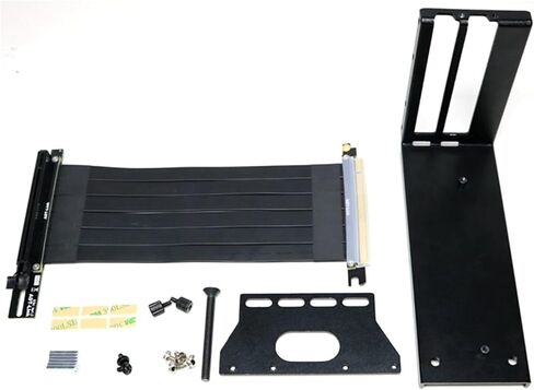 PCIE 3.0 x16 بطاقة الرسومات كابل امتداد قوس العروض العمودية لمحول بطاقة الفيديو ATX للكسارة (25 سم) in Saudi Arabia