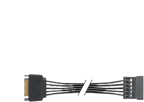 30 سم 15pin كابل تمديد الطاقة SATA 18AWG ذكر إلى أنثى من أجل HDD SSD كابل تزويد طاقة الأسلاك النحاس النقي in Saudi Arabia