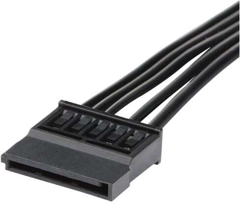 30 سم 15pin كابل تمديد الطاقة SATA 18AWG ذكر إلى أنثى من أجل HDD SSD كابل تزويد طاقة الأسلاك النحاس النقي in Saudi Arabia