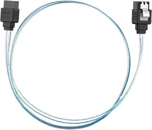 1.0M SATA 12Gbps Cables Thin SATA Cable,Straight SATA SSD Cable,Flexible-SATA Cable for SSD, HDD, CD, DVD Drives in Saudi Arabia