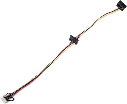 6Pin to 2-Port HDD SATA Power Socket Cable Conector for Computer Mainboard Nitro N50-610 Disco Duro ATX PSU Accessories in Saudi Arabia