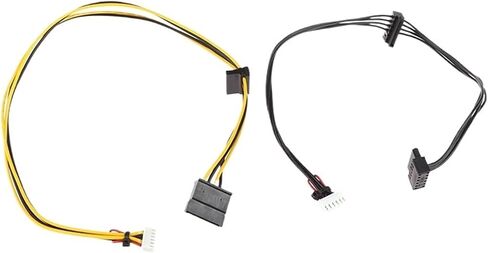 6Pin to 2-Port HDD SATA Power Socket Cable Conector for Computer Mainboard Nitro N50-610 Disco Duro ATX PSU Accessories in Saudi Arabia