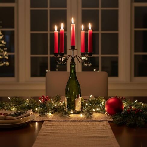 Oenophilia Afterglow Bottle Candelabra, 5 Tapers in Saudi Arabia