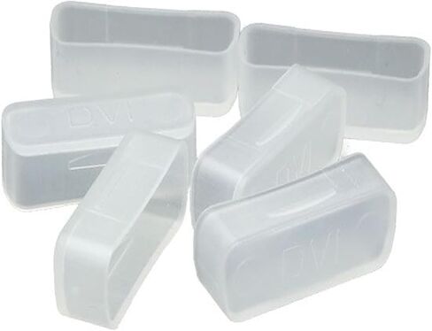 DVI Female Dust Cover Clear 50 Piece & Bag in Saudi Arabia