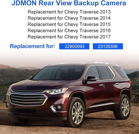 JDMON Backup Park Park Assist Camera متوافقة مع Chevy Traverse 2013 2014 2015 2015 2017 استبدال 22900993 23135306 كاميرا مساعدة عكسية in Saudi Arabia