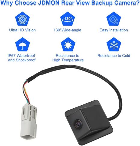 JDMON Backup Park Park Assist Camera متوافقة مع Chevy Traverse 2013 2014 2015 2015 2017 استبدال 22900993 23135306 كاميرا مساعدة عكسية in Saudi Arabia