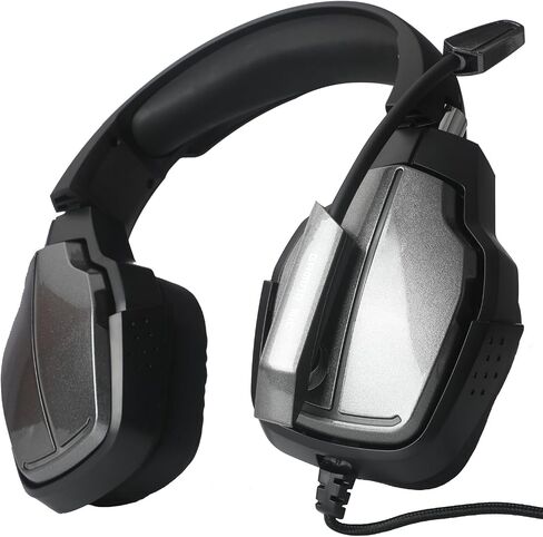 Gaming Headsets with 50mm Drivers, Gaming Headphones with 90° Swivel and 4 RGB Lighting Modes in Saudi Arabia