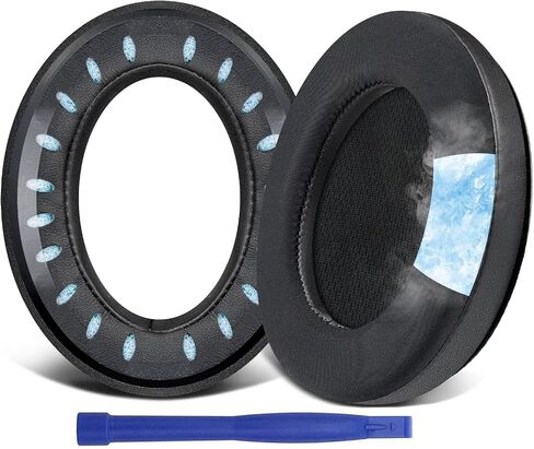 Soulwit Cooling Geling Postpads استبدال Bose Triport 1 (TP-1) ، Triport 1A (TP-1A) ، حول Earn 1 (AE1) ، وسائد وسائد أذن مع رغوة عزل الضوضاء ، سمك إضافي-أسود-أسود in Kuwait