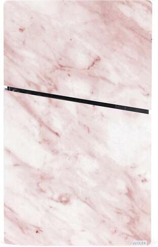Skinit Decal Gaming Skin Compatible with PS5 Slim Digital Edition Console - Pink Marble Design in Saudi Arabia