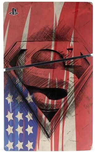 ألعاب Skinit Scenit Gaming متوفرة مع وحدة التحكم في PS5 Slim Disk - DC Comics Superman Superman Pastel Art Design in Saudi Arabia