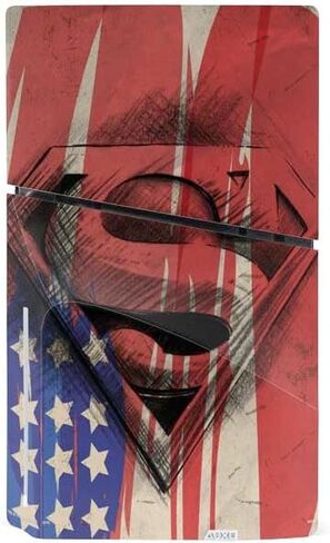 ألعاب Skinit Scenit Gaming متوفرة مع وحدة التحكم في PS5 Slim Disk - DC Comics Superman Superman Pastel Art Design in Saudi Arabia