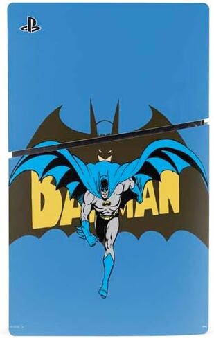 ألعاب Skinit Scenit Gaming متوفرة مع وحدة تحكم PS5 Slim Digital Edition - DC Comics Comics Batman Vintage تصميم فن التصميم المجمعة in Saudi Arabia