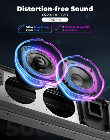 KEMIMOTO Midnight Soundbar Bracket, Midnight S60 26-inch UTV Sound Bar in Saudi Arabia
