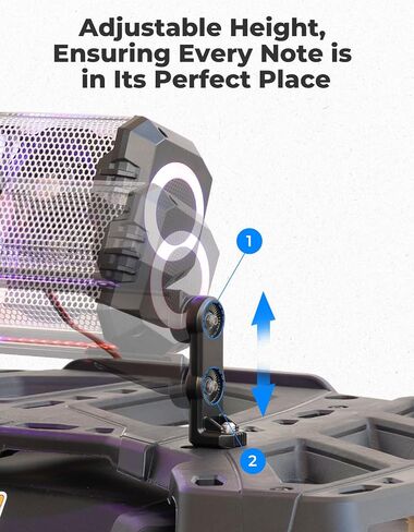 KEMIMOTO Midnight Soundbar Bracket, Midnight S60 26-inch UTV Sound Bar in Saudi Arabia