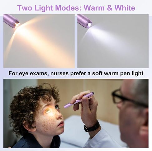 Risemart Pen Light ، ممرضة قادت Penllight مع مقياس تلميذ لطلاب التمريض الأطباء الأسود والفضي مع البطاريات in Kuwait