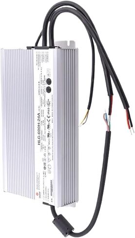 HLG-600H-24A 24V 25A 600W DRIVER IP65 عالية الكفاءة لخليج LED High ، إضاءة موقف للسيارات in Saudi Arabia