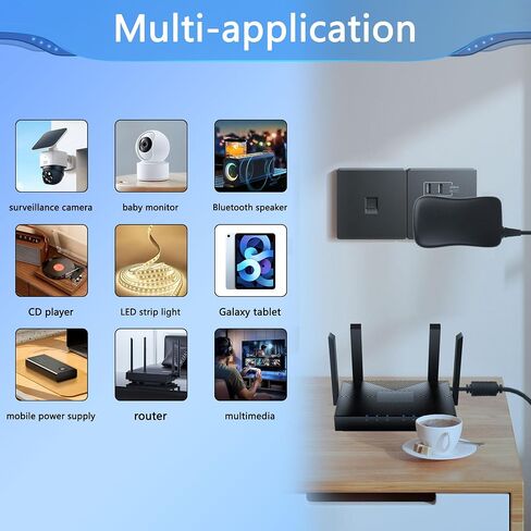 Cerrxian 24W Universal AC/DC محول الطاقة القابل للتعديل ، AC إلى DC 3V 4.5V 5V 6V 7.5V 9V 12V 2A ، مع 8 نصائح محول قابلة للاختيار و 5 فولت 2.1A منفذ USB ، للحصول in Kuwait