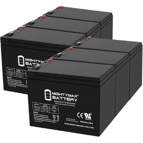 Mighty Max Battery for SmartUPS RBC8 RBC23 RBC24 RBC25 RBC31 SU1400RMXL3U 1400RMNET - 6 Pack in Kuwait