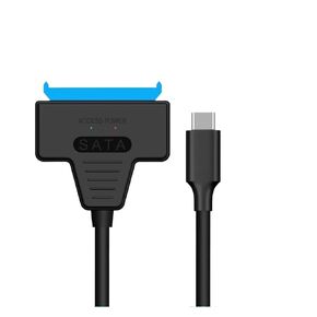 SATA to USB3.0/Type-C Adapter Cable Up to 6 Gbps High Speed Support 2.5 Inch External HDD SSD Hard Drive 22 Pin Sata III Cable(Type c 3.0) in Saudi Arabia