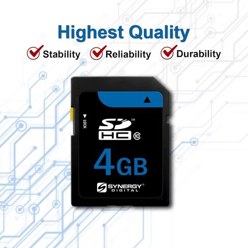 Synergy Digital Memory Card Compatible with Samsung L830 Digital Camera, 4GB Secure Digital High Capacity (SDHC) Memory Card in Saudi Arabia