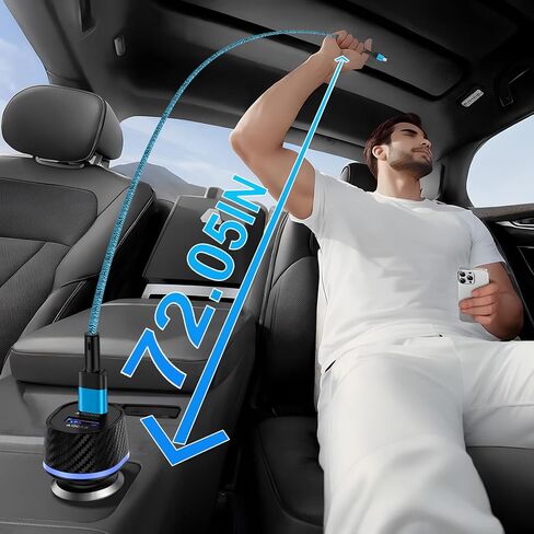 48W Samsung A36 Car Charger USB C Fast for Samsung Galaxy A17/A16 5G/A36/S25 EDGE/S25 ULTRA/S24 FE/S23/S22/Z FLIP 7/FLOY 7 ، CAR CAR TYPE CAR FAST DUAL in Kuwait