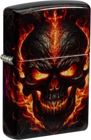 Zippo Lighter: Flaming Skull - 540 Fusion 81706 in Saudi Arabia