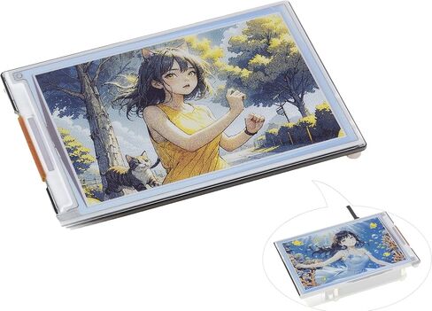 4inch E-Paper Display Spectra 6 (E6) شاشة E-ink كاملة الألوان متوافقة مع Raspberry PI 5/4B/3B+/Zero/Zero W/Zero 2W/PICO/PICO W/PICO 2/Jetson Nano ، 600 × 400 بكسل ، مع قبعة+ لوحة تشغيل قياسية. in Saudi Arabia
