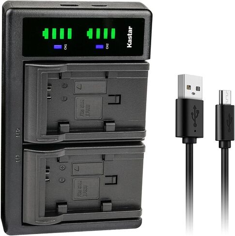Kastar 2-Pack BP-820 Battery & Ltd2 USB Charger لـ Canon XA60 ، XA65 ، XA70 ، XA75 ، Vixia HF G70 كاميرا in Saudi Arabia