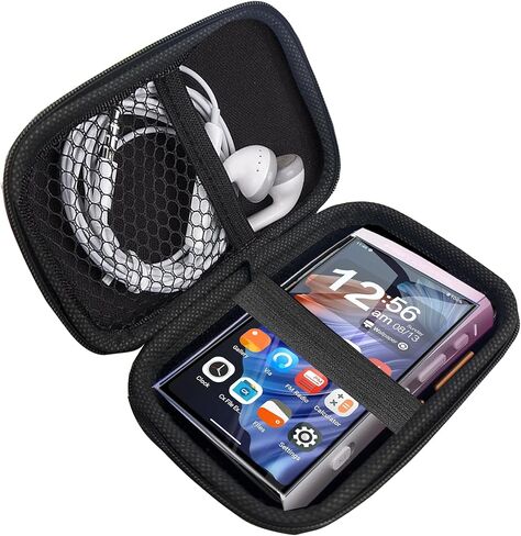 متوافق مع قضية Hiby R6iii ، Lamshaw Date EVA Careing Case ، غطاء وقائي مضاد للصدمات وخفيفة الوزن متوافق مع Hiby R6iii ، R6 Gen 3 Player (Black) in Saudi Arabia