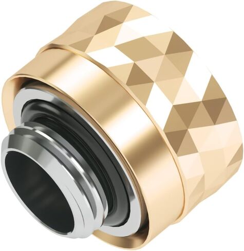 Barrow Dazzle G1/4" to 14mm Hard Tubing Compression Fitting, For 14mm OD Rigid Tubing, TDKN-T14 (Gold) in Saudi Arabia