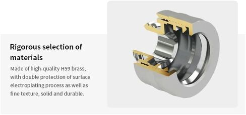Barrow Dazzle G1/4" to 14mm Hard Tubing Compression Fitting, For 14mm OD Rigid Tubing, TDKN-T14 (Gold) in Saudi Arabia