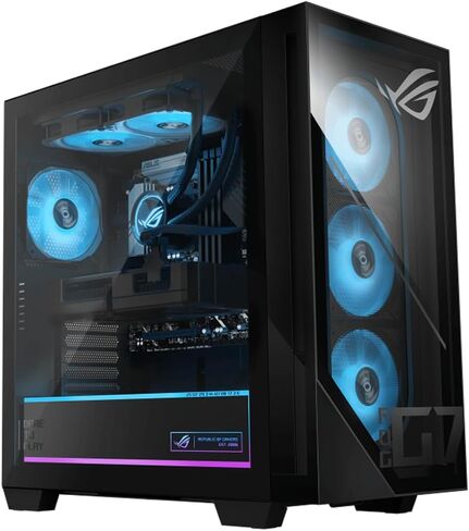 ASUS ROG G700 AI PC PC PC (Intel Ultra 9-285K ، Geforce RTX 5080 16GB GDDR7 ، 64GB DDR5 ، 2TB PCIE SSD ، RGB FORS ، 240MM AIO ، 850W PSU ، WIFI 6 ، Bluetooth 5.2 ، RJ-45 ، WIN 11 in Saudi Arabia